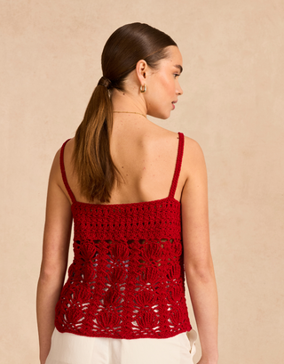 S10832 Shelly Strappy Top Crochet Pattern in Sirdar Stories DK