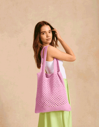 S10837 Colour Pop Tote in Sirdar Stories DK