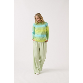 S10841 Round the Raglan Sweater Knitted in Sirdar Jewelspun Ombre Aran