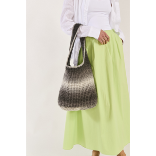 S10847 No Slouch Shoulder Bag Knitted in Sirdar Jewelspun Ombre Aran