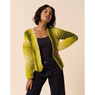 S10925 Colour Pulse Jacket Crochet Pattern in Sirdar Jewelspun Ombre Aran