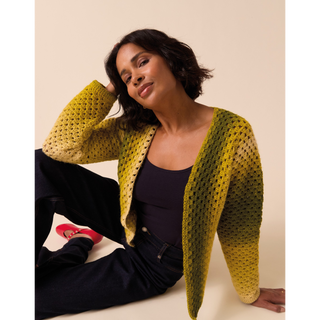 S10925 Colour Pulse Jacket Crochet Pattern in Sirdar Jewelspun Ombre Aran