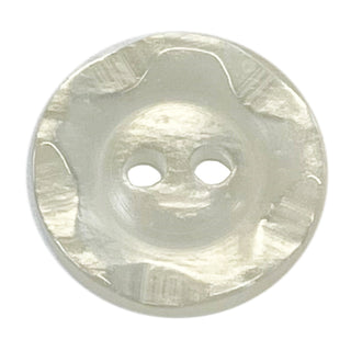 Notched Edge Five Petal Flower Buttons 14mm