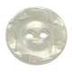 Notched Edge Five Petal Flower Buttons 14mm