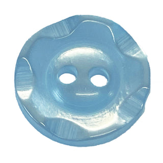 Notched Edge Five Petal Flower Buttons 14mm