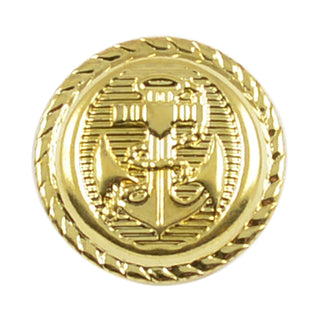 Golden Anchor Shank Metal Buttons