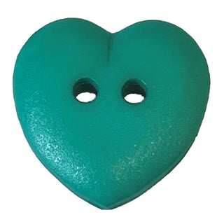 Heart Shape Matt Plastic Buttons