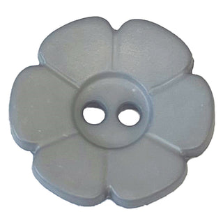 Six Petal Matt Plastic Flower Buttons