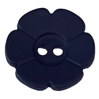 Six Petal Matt Plastic Flower Buttons