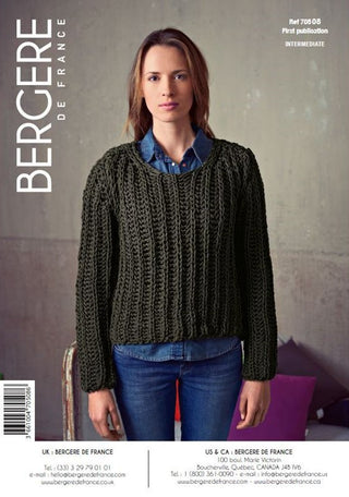 Bergere de France Jumper for Women in Magic Plus Leaflet 08
