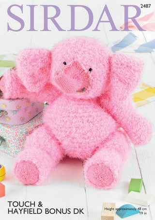 S2487 Elephants in Sirdar Touch & Hayfield Bonus DK