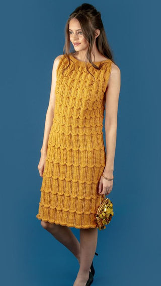 R3059 Women's Vintage Dress in Robin Sparkle DK