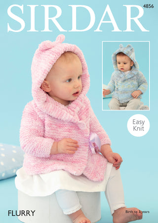 S4856 Jackets for Babies in Sirdar Flurry