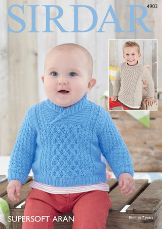 S4902 Sweaters in Sirdar Supersoft Aran