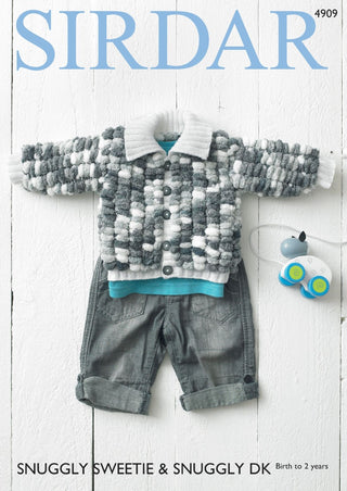 S4909 Jacket in Sirdar Snuggly Sweetie & Snuggly DK