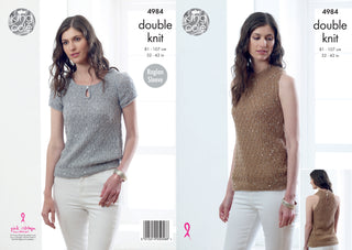KC4984 Tops for Women in King Cole Galaxy DK