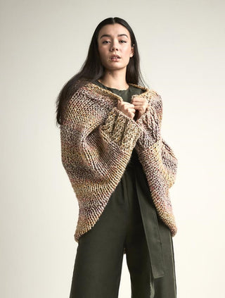 TRW6172 Women's Cocoon Wrap in Wendy Husky Super Chunky