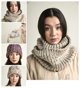 TRW6174 Hats, Cowl & Mittens in Wendy Super Husky Super Chunky