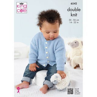 KC6542 Cardigans knitted in Little Lamb DK