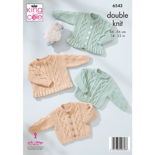 KC6543 Cardigans and Sweaters knitted in Little Lamb DK