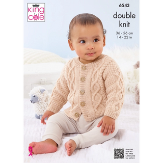 KC6543 Cardigans and Sweaters knitted in Little Lamb DK