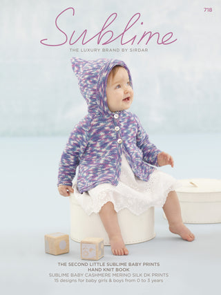 SU718 The Second Little Sublime Baby Prints Hand Knit Book; 15 Designs for Babies