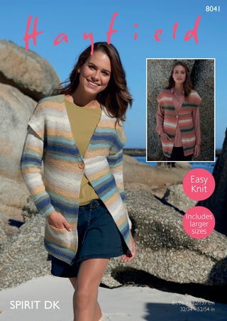 S8041 Cardigan for Women in Hayfield Spirit DK