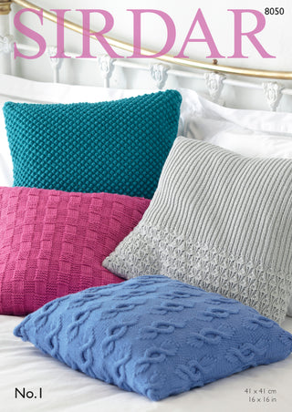 S8050 Cushions in Sirdar No. 1
