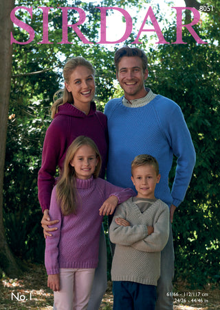 S8051 Jumpers for the Family in Sirdar No. 1