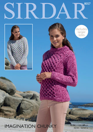 S8057 Jumper for Women in Sirdar Imagination Chunky