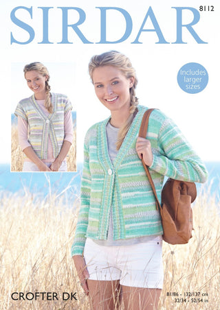 S8112 Woman's Jackets in Sirdar Crofter DK