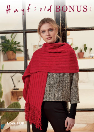 S8214 Wrap in Hayfield Bonus DK