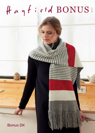 S8215 Wrap in Hayfield Bonus DK