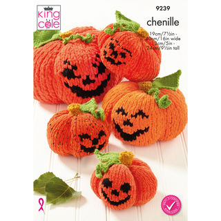 KC9239 Quick Knit Pumpkin Tower Knitted in King Cole