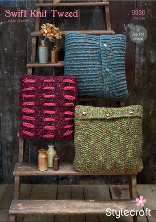 St9336 Cushions in Swift Knit Tweed