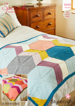 ST9449 Crochet Blanket in Stylecraft Special DK