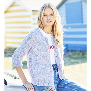 ST9620 Woman's Jumper & Cardigan in Stylecraft Monet & Jeanie Aran