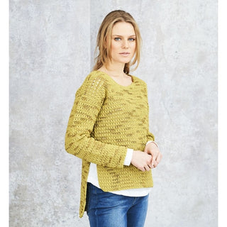 ST9628 Woman's Crochet Jumper & Cardigan in Stylecraft Moonbeam DK