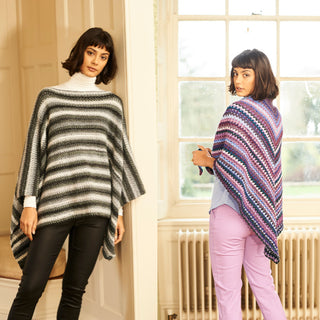 ST9781 Ladies' Crochet Poncho & Shawl in Stylecraft Cabaret DK