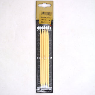 Addi Double Pointed Bamboo Needles