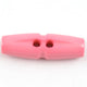 Plastic Two Hole Toggle Oval with Groove