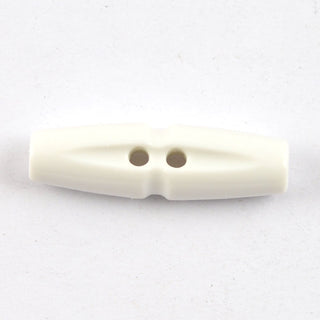 Plastic Two Hole Toggle Oval with Groove