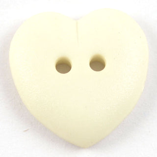 Heart Shape Matt Plastic Buttons