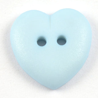 Heart Shape Matt Plastic Buttons