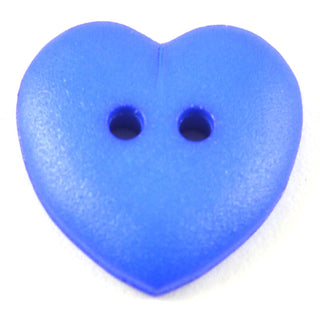 Heart Shape Matt Plastic Buttons