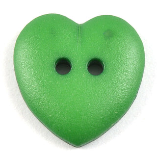Heart Shape Matt Plastic Buttons