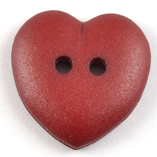 Heart Shape Matt Plastic Buttons