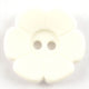 Six Petal Matt Plastic Flower Buttons