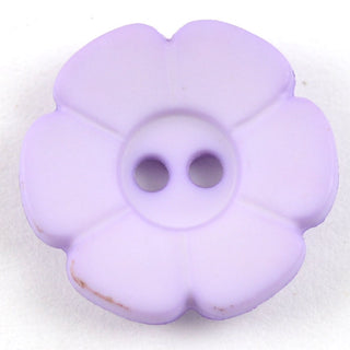 Six Petal Matt Plastic Flower Buttons
