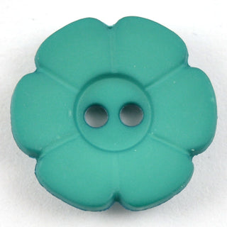 Six Petal Matt Plastic Flower Buttons